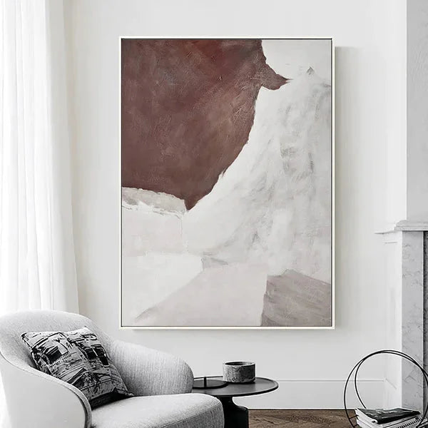 Multicolor Wabi-Sabi Tranquility Abstract Painting - Artwallpainting