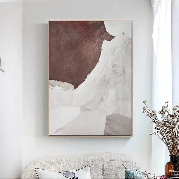 Multicolor Wabi-Sabi Tranquility Abstract Painting - Artwallpainting