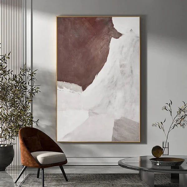 Multicolor Wabi-Sabi Tranquility Abstract Painting - Artwallpainting