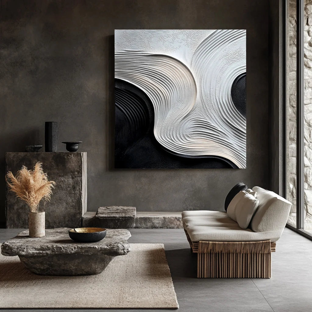 Multicolor Waves Of Serenity Canvas Painting For Home Decoration - Artwallpainting