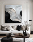 Multicolor Waves Of Serenity Canvas Painting For Home Decoration - Artwallpainting