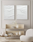 Multicolor Waves Of Serenity Diptych - Artwallpainting