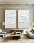 Multicolor Waves Of Serenity Diptych - Artwallpainting