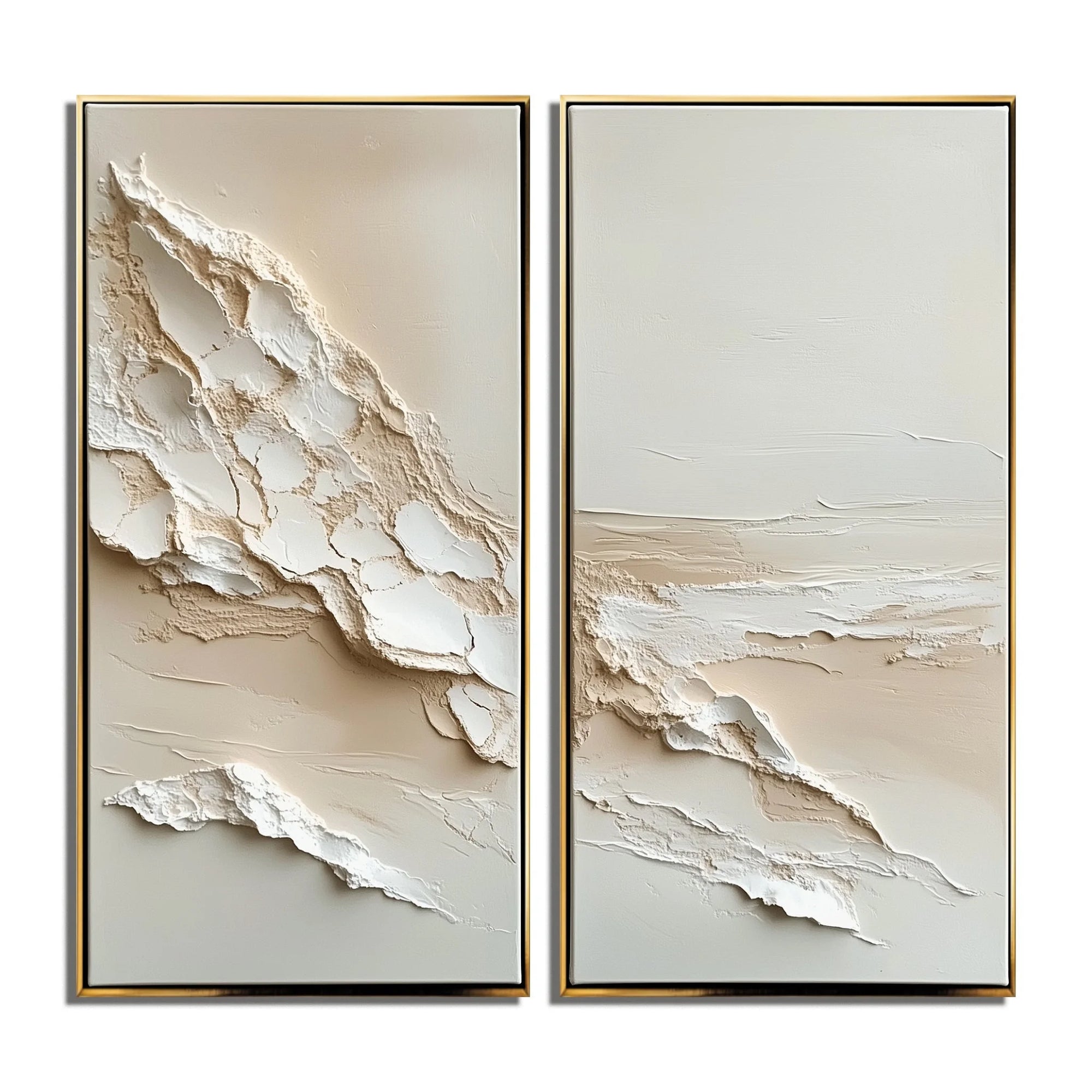 Multicolor Waves Of Tranquility Canvas Set - Artwallpainting