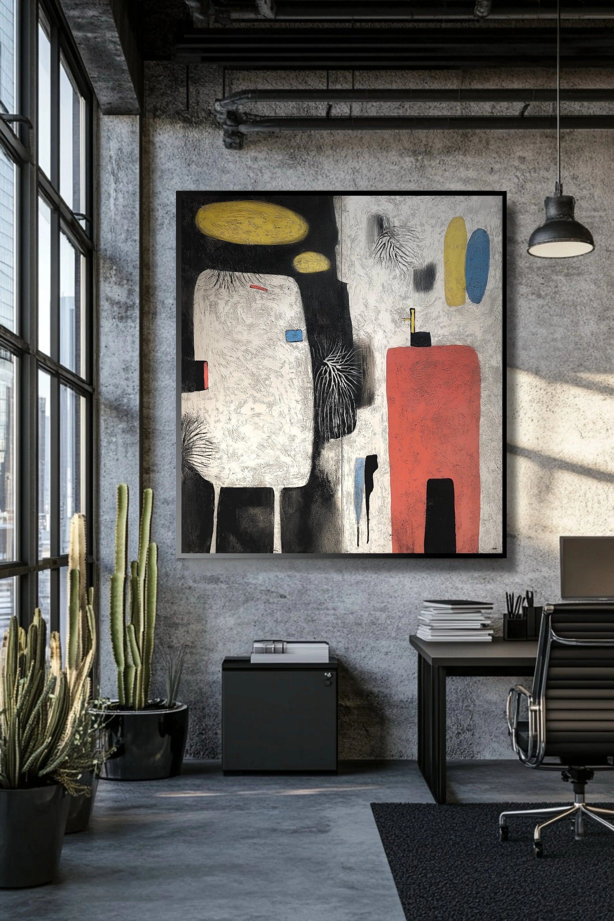 Multicolor Weng Abstract Collection 07 - Artwallpainting