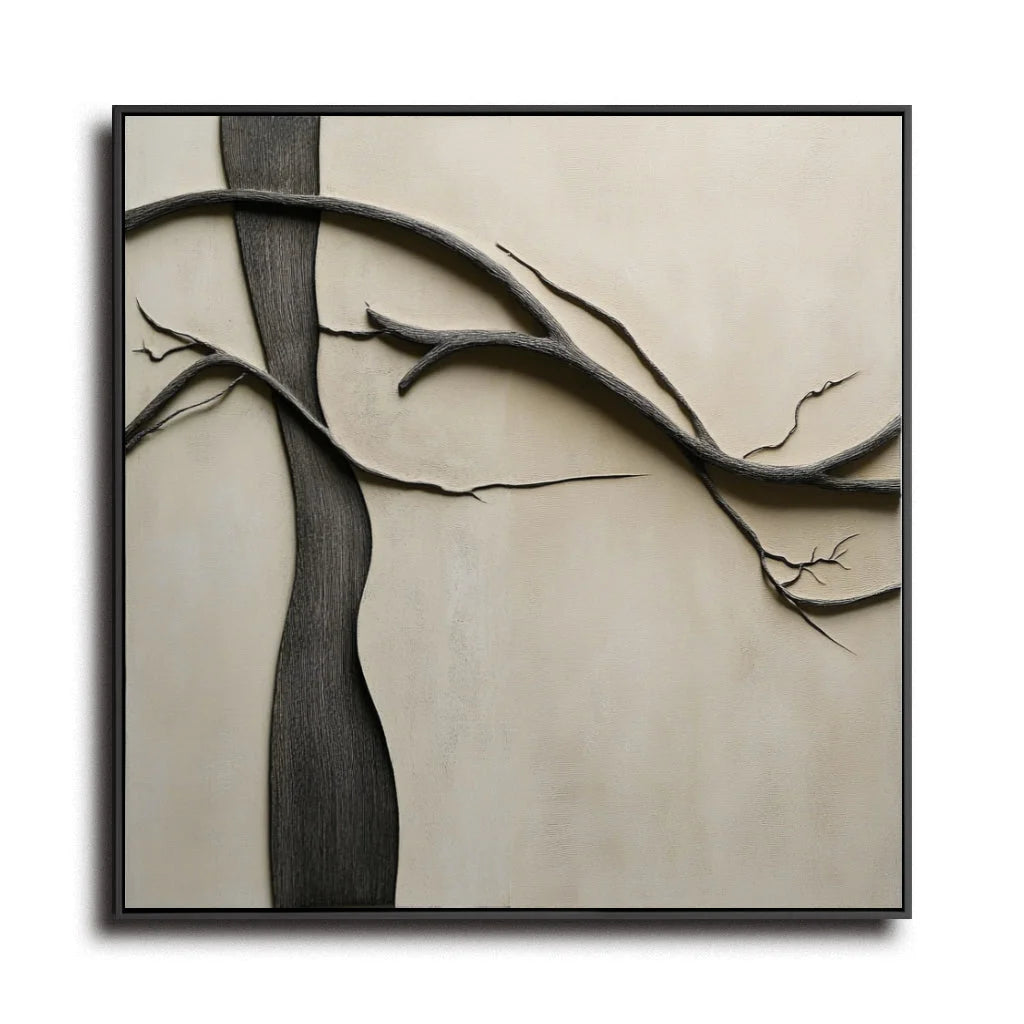 Multicolor Whispering Branches - Canvas - Artwallpainting