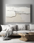 Multicolor Whispering Horizons-Minimalist Layered Texture Wabi Sabi Wall Art - Artwallpainting