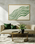 Multicolor Whispering Lines - Abstract Oil Painting For Minimalist Wall Art - Artwallpainting
