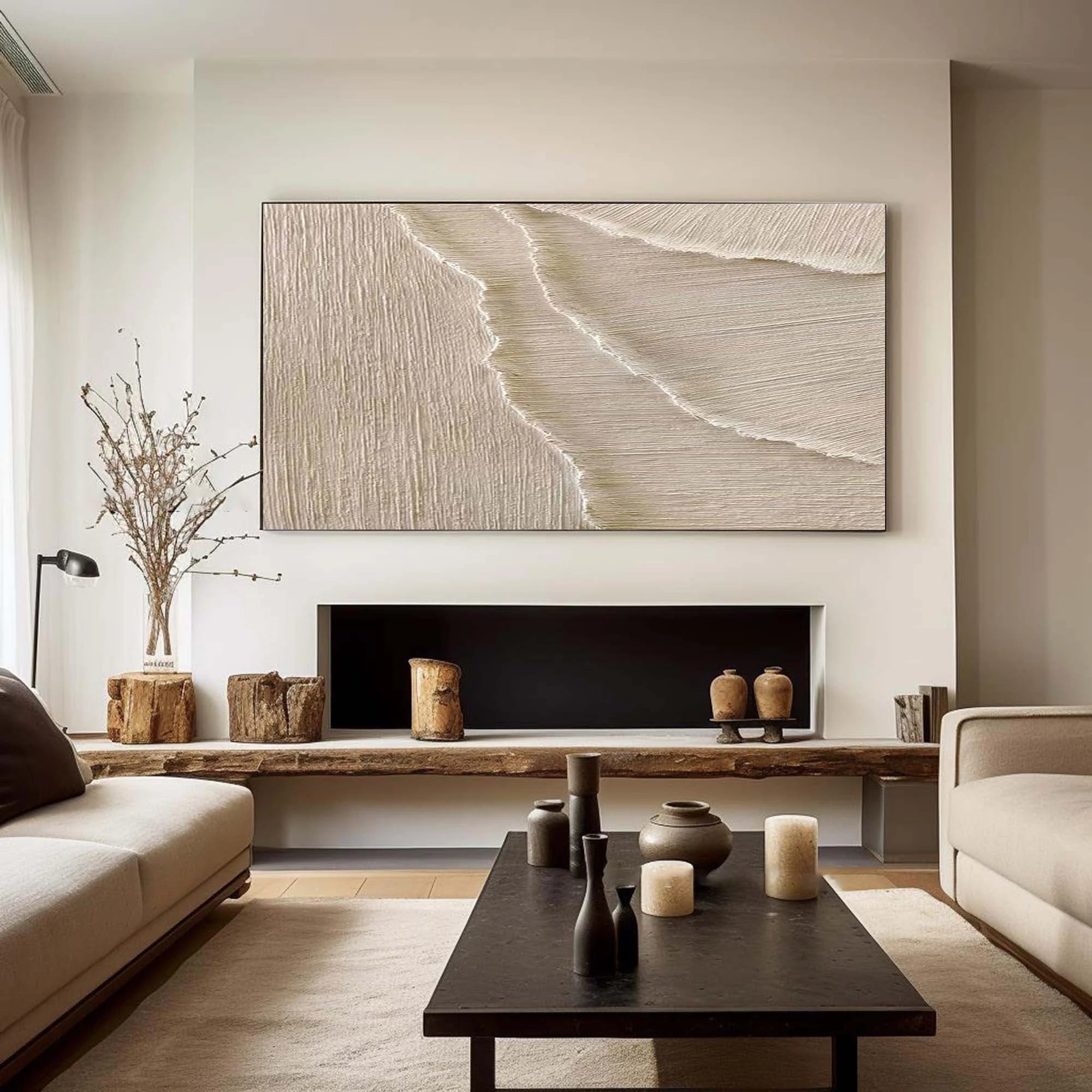 Multicolor Whispering Sands Canvas Painting For Home Decoration - Artwallpainting