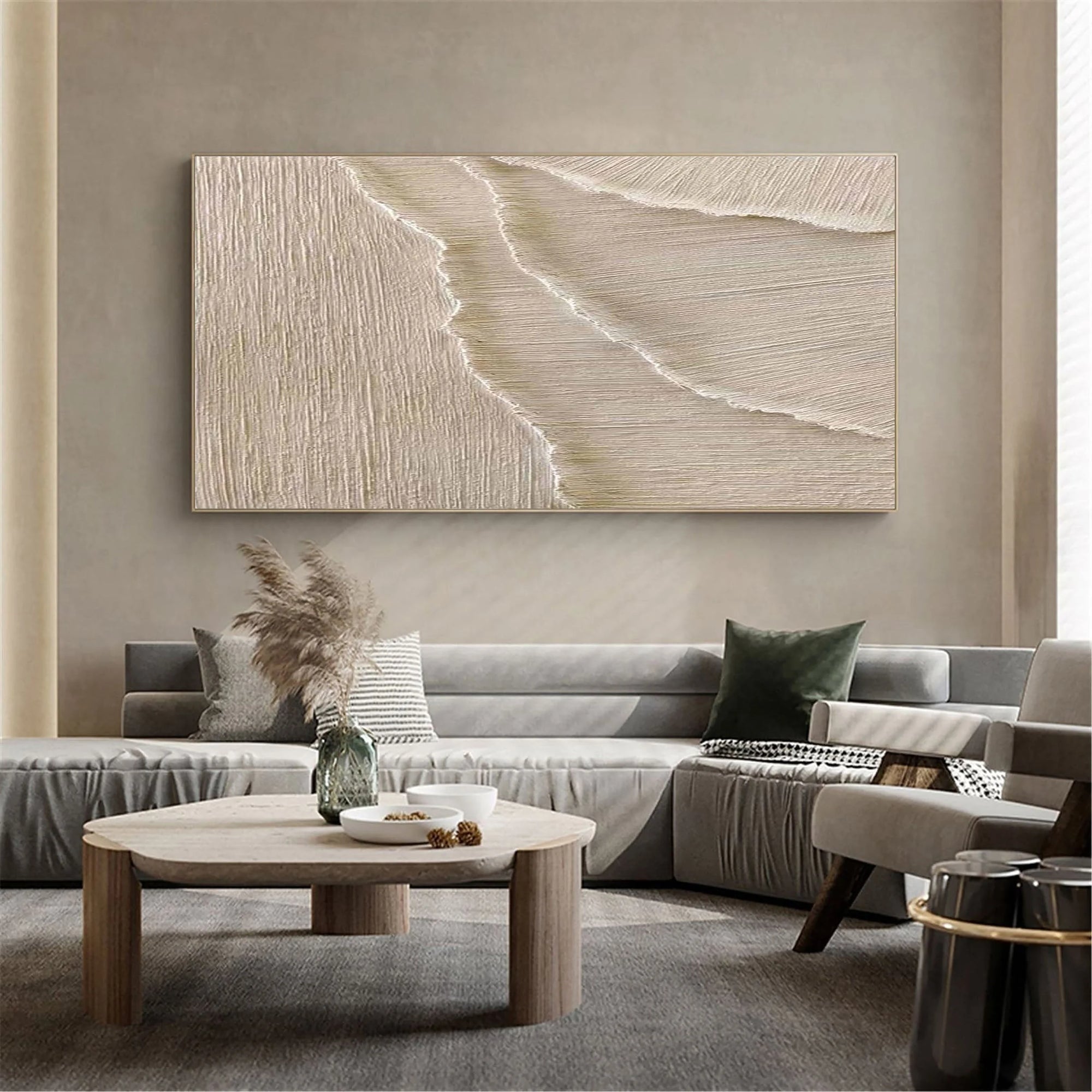 Multicolor Whispering Sands Canvas Painting For Home Decoration - Artwallpainting