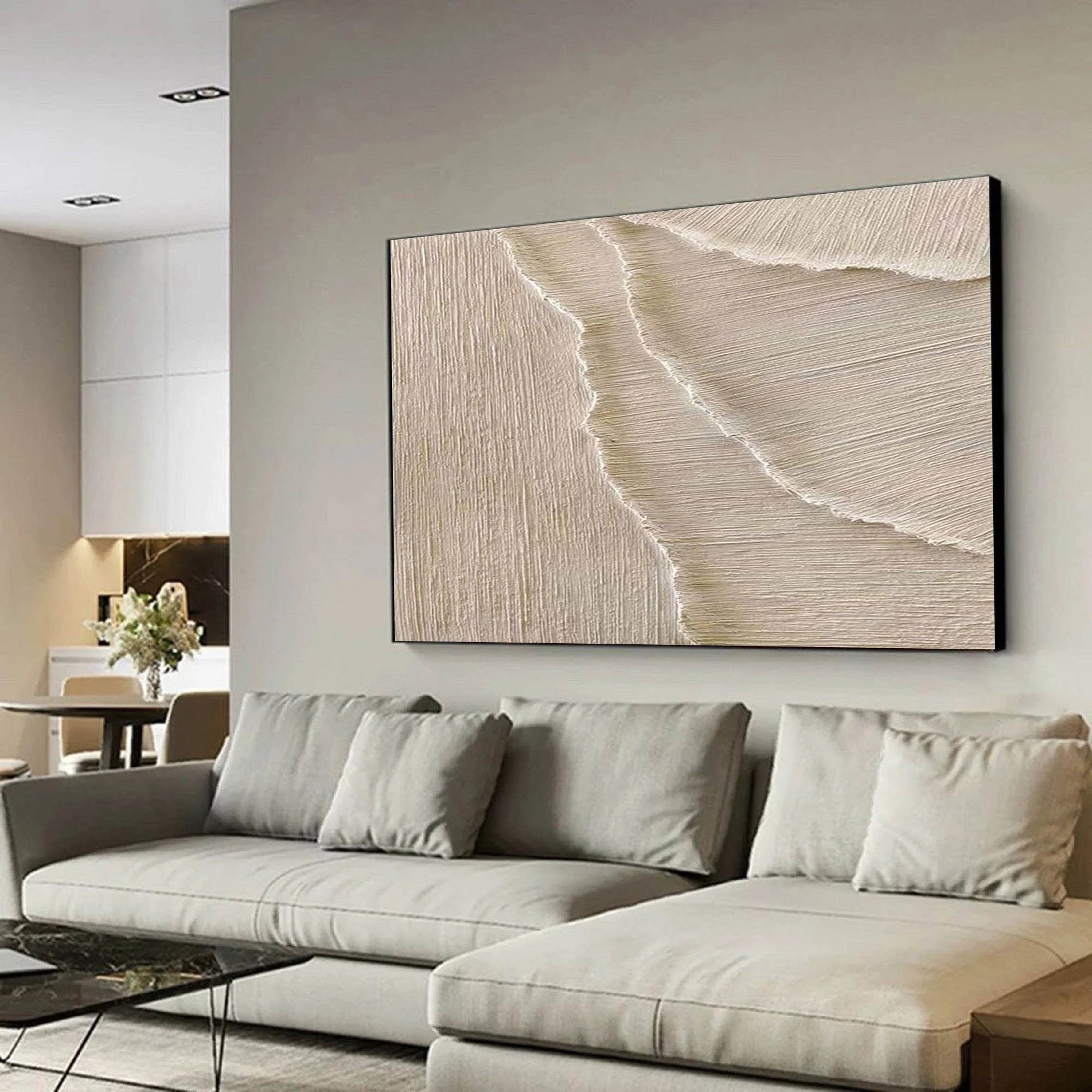 Multicolor Whispering Sands Canvas Painting For Home Decoration - Artwallpainting