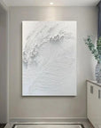 Multicolor Whispering Waves Abstract Surf Art Painting - Artwallpainting