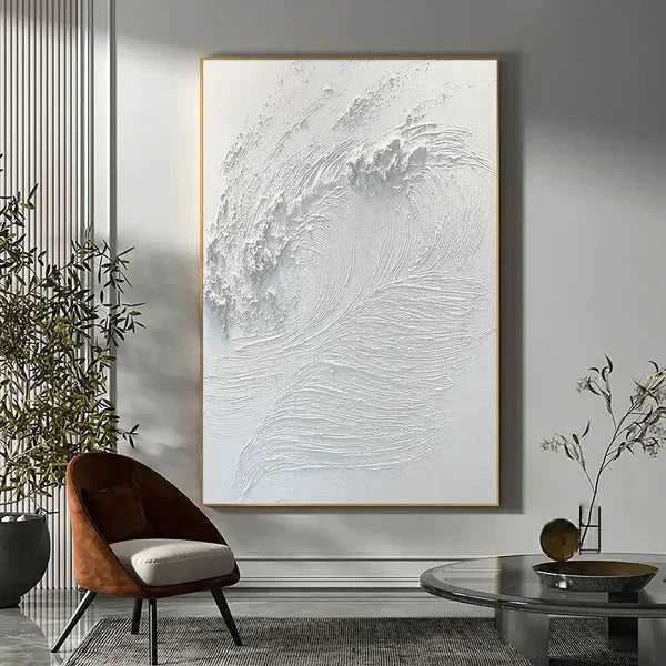 Multicolor Whispering Waves Abstract Surf Art Painting - Artwallpainting