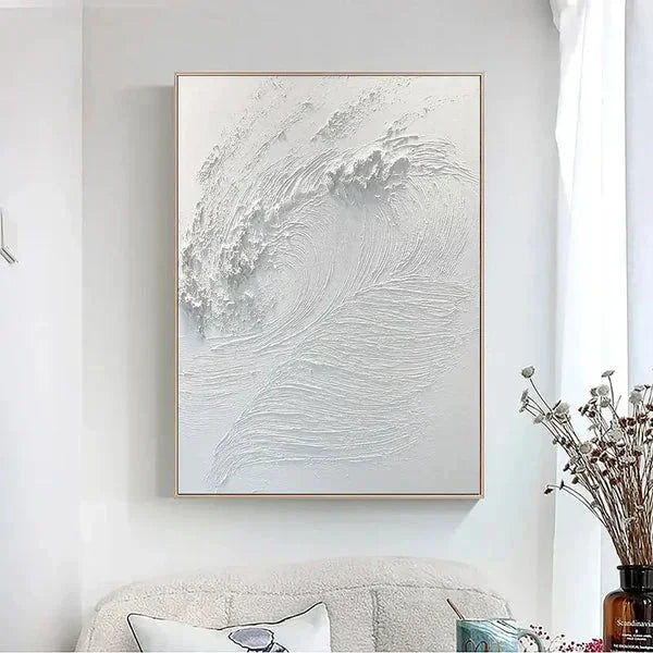 Multicolor Whispering Waves Abstract Surf Art Painting - Artwallpainting
