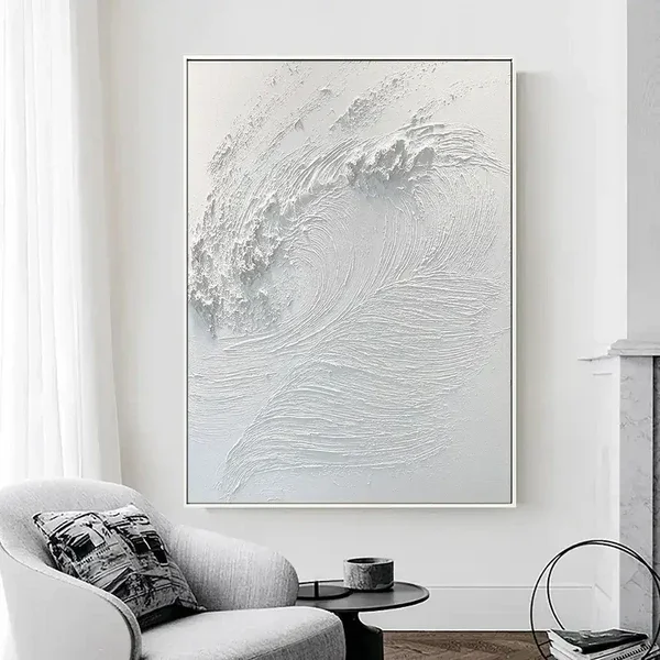 Multicolor Whispering Waves Abstract Surf Art Painting - Artwallpainting