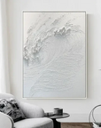 Multicolor Whispering Waves Abstract Surf Art Painting - Artwallpainting