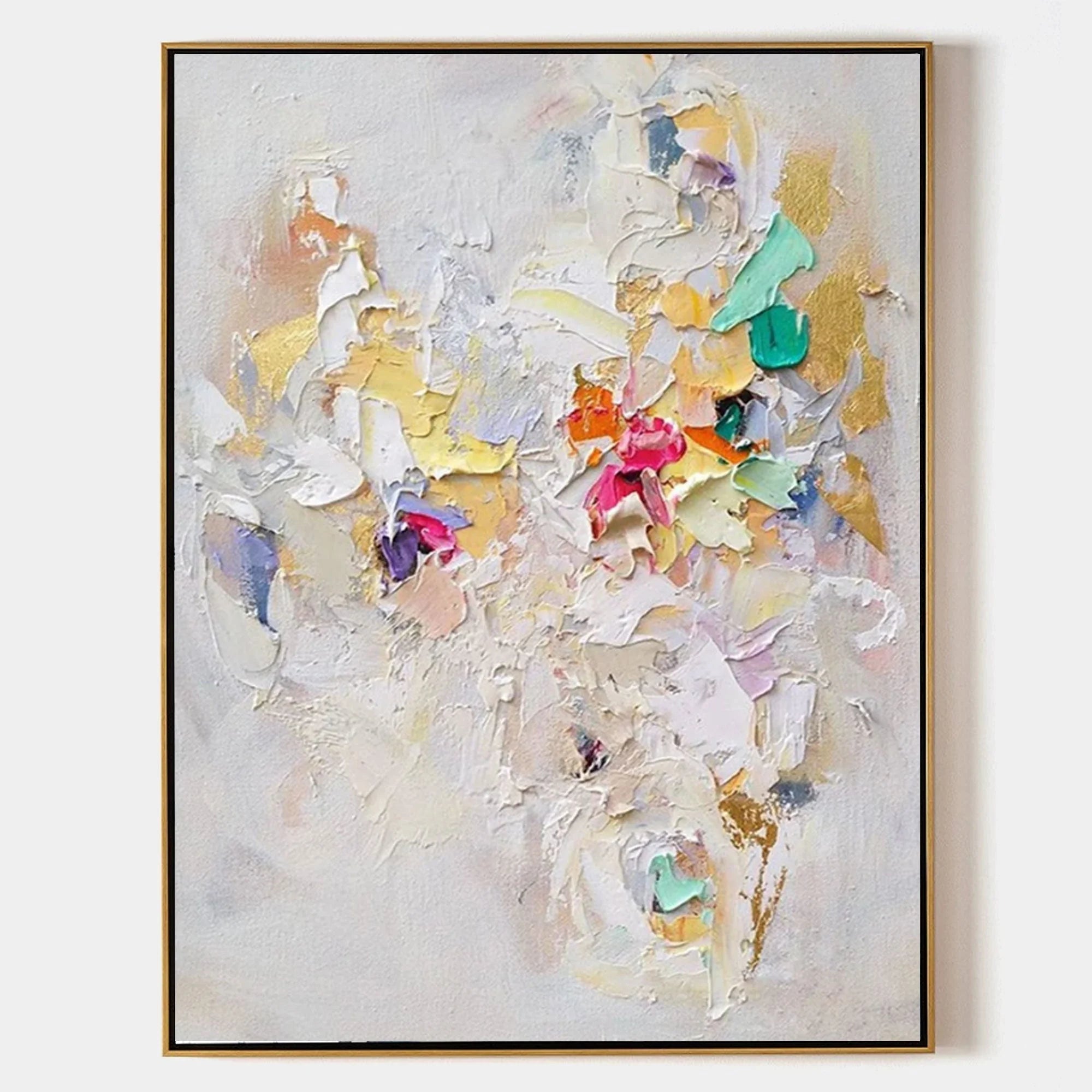 Multicolor Whispers Of Color Canvas Painting For Home Decoration - Artwallpainting
