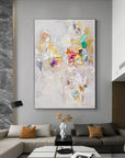 Multicolor Whispers Of Color Canvas Painting For Home Decoration - Artwallpainting