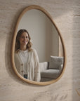 Luxury Wooden Full Length Mirror – Modern Designer Floor Mirror - 29 x 32 inch