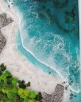 Coastal Serenity — Luxury 3D Ocean Resin Wall Art
