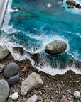 Ocean in Motion – Luxury 3D Ocean Waves Resin Wall Art | Handmade Coastal Statement Art