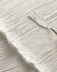White Minimalist Textured Layers Canvas Painting For Home Decoration - Artwallpainting